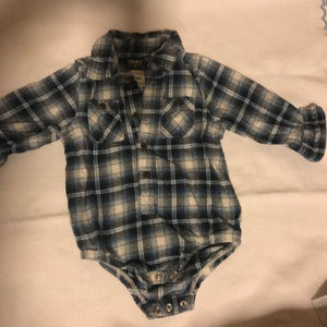 Boy Blue Flannel Shirt